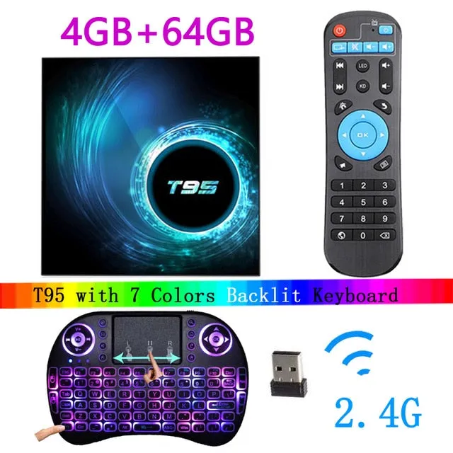 2020 latest T95 smart TV box