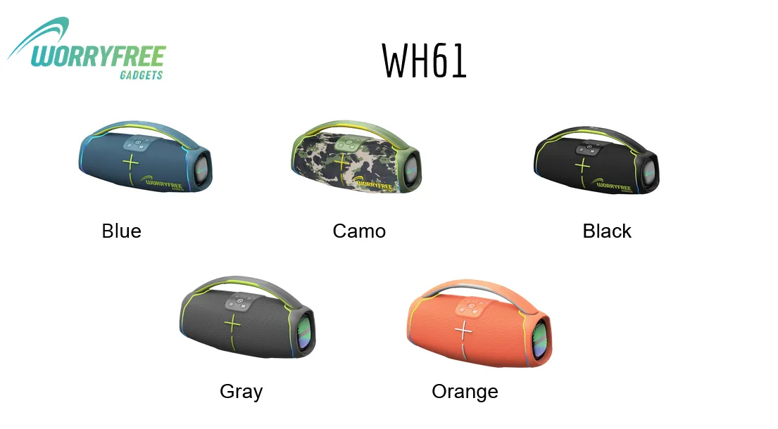 50W Bluetooth Speaker with Carry Handle- Assorted Colors