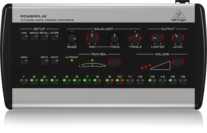 Behringer Powerplay P16-M 16-Channel Digital Personal Mixer