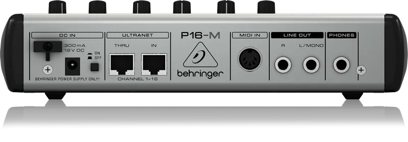 Behringer Powerplay P16-M 16-Channel Digital Personal Mixer