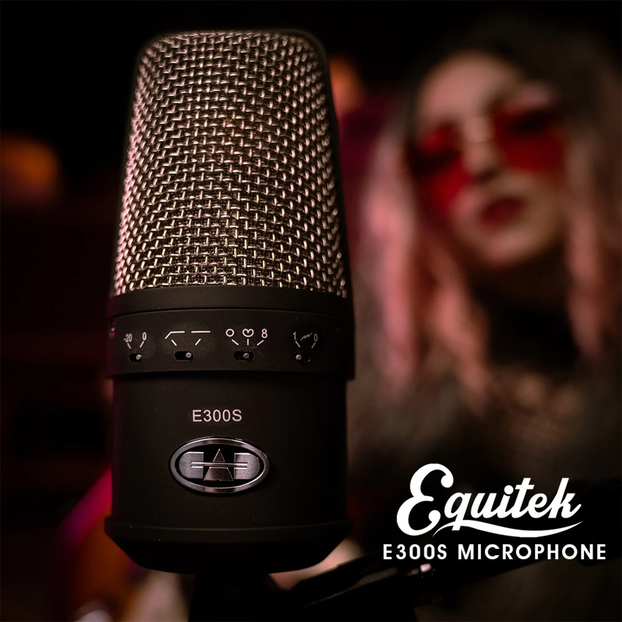 CAD Audio E300S Equitek Large Diaphragm Multipattern Condenser Microphone