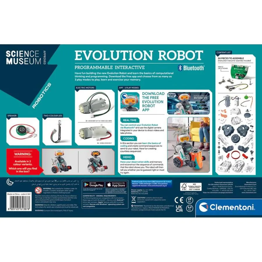 Clementoni - Science Museum Evolution Robot 2.0