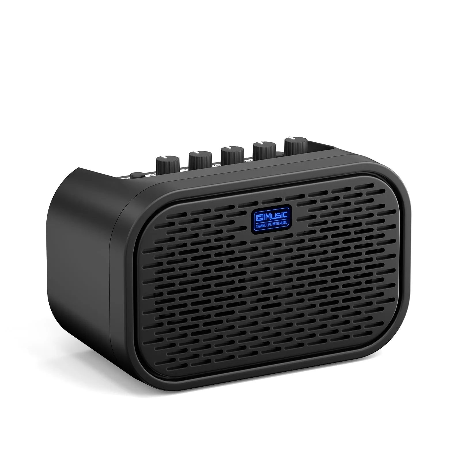 COOLMUSIC UNIQUE MINI 10 Watt Rechargeable Bluetooth Electric Guitar Amplifier(Only available in Germany)