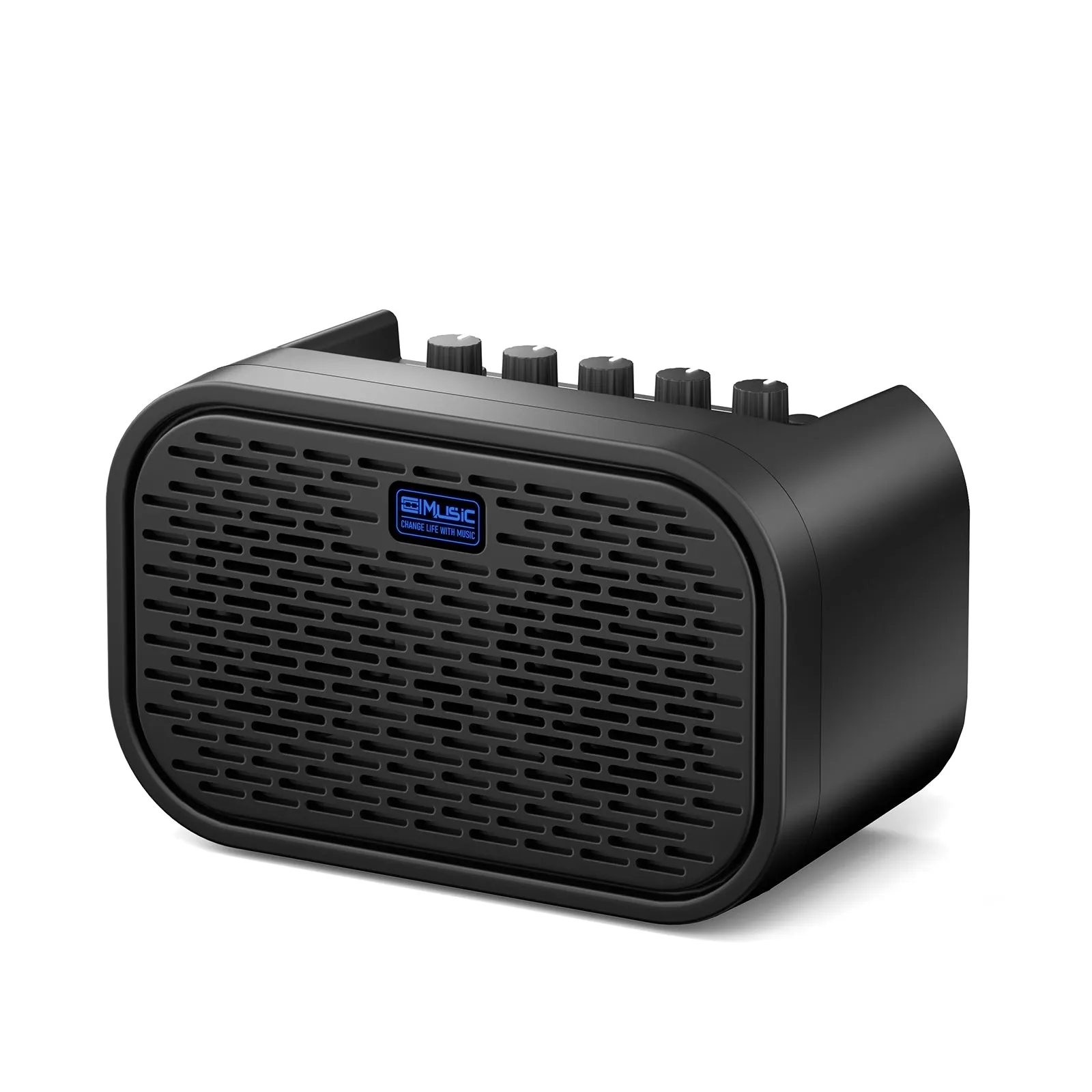 COOLMUSIC UNIQUE MINI 10 Watt Rechargeable Bluetooth Electric Guitar Amplifier(Only available in Germany)