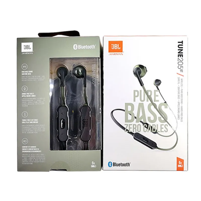 JBL TUNE 205BT - In-Ear Wireless Bluetooth Headphone with Remote