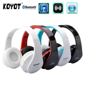 KOYOT Bluetooth Headset Wireless Headphones Stereo Foldable Sport Earphone Microphone headset bluetooth earphone