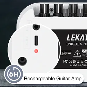 LEKATO UNIQUE MINI Electric Guitar Amp 10W Distortion Clean Delay