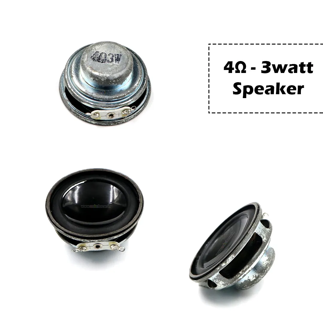 (Low Cost) 40mm 4-ohm Speaker Aluminum Shell Internal Magnet 1.6inch