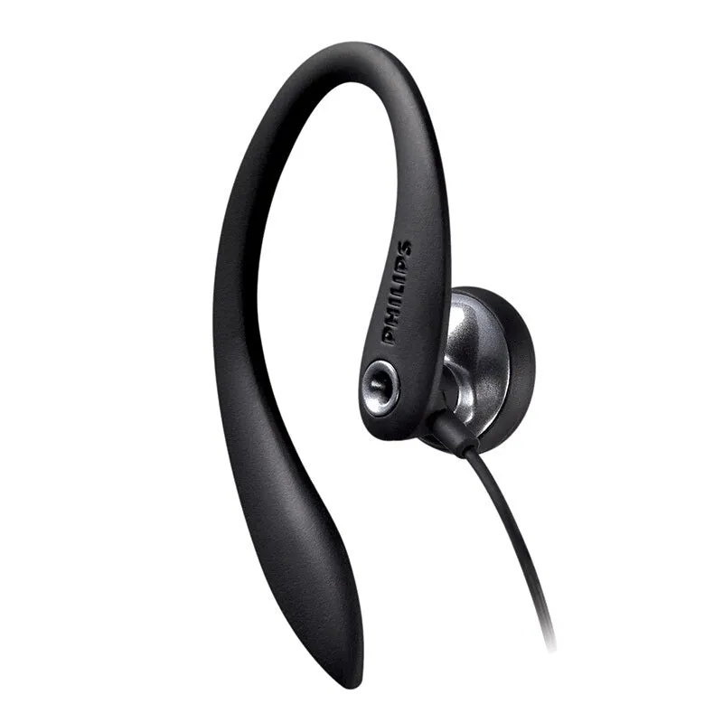 Philips SHS3305 Over The Ear Sport Earbuds with Mic, Earphones for Sports, Running and Gym