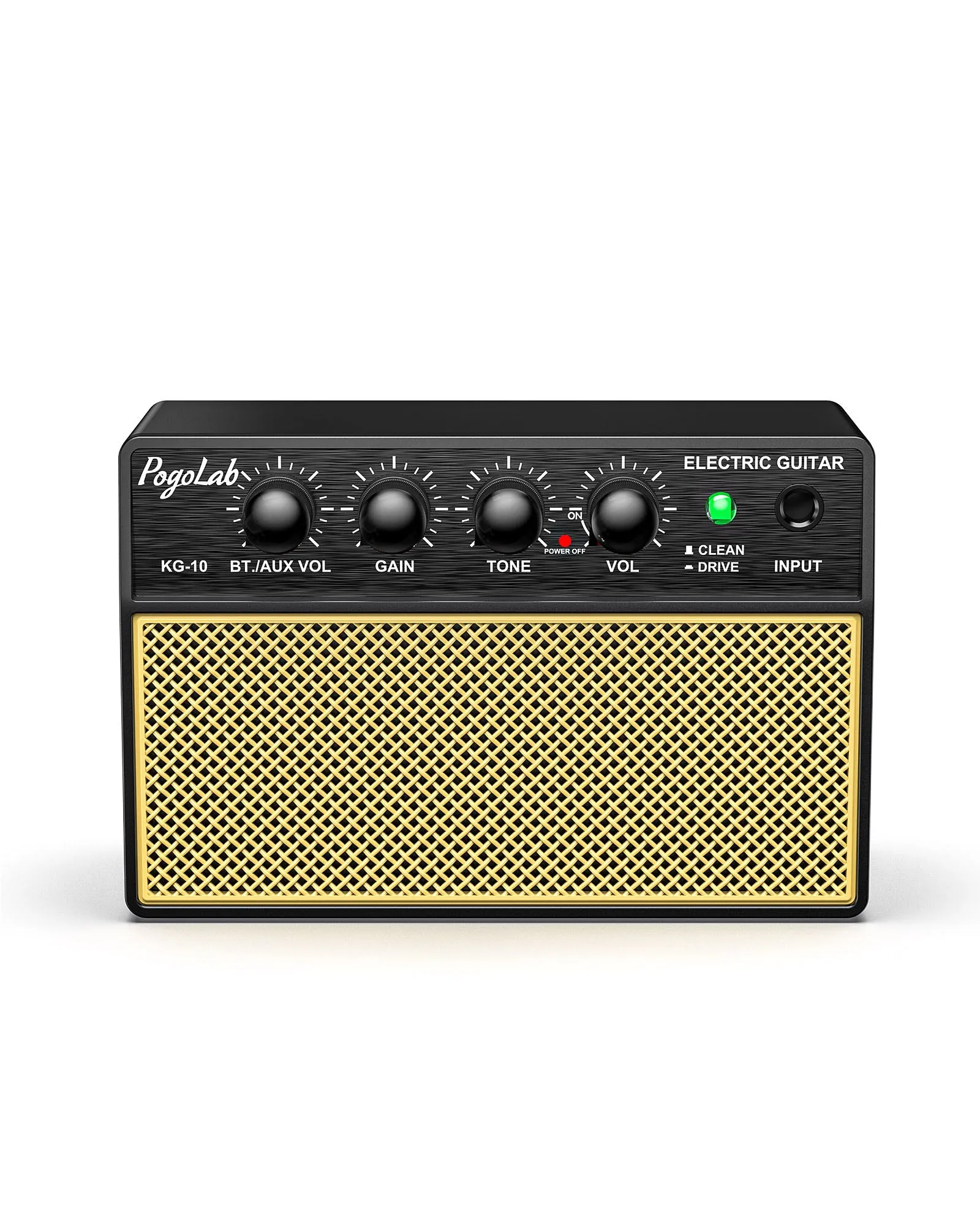 POGOLAB Mini Guitar Amp 10W Rechargeable Clean Overdrive Tone