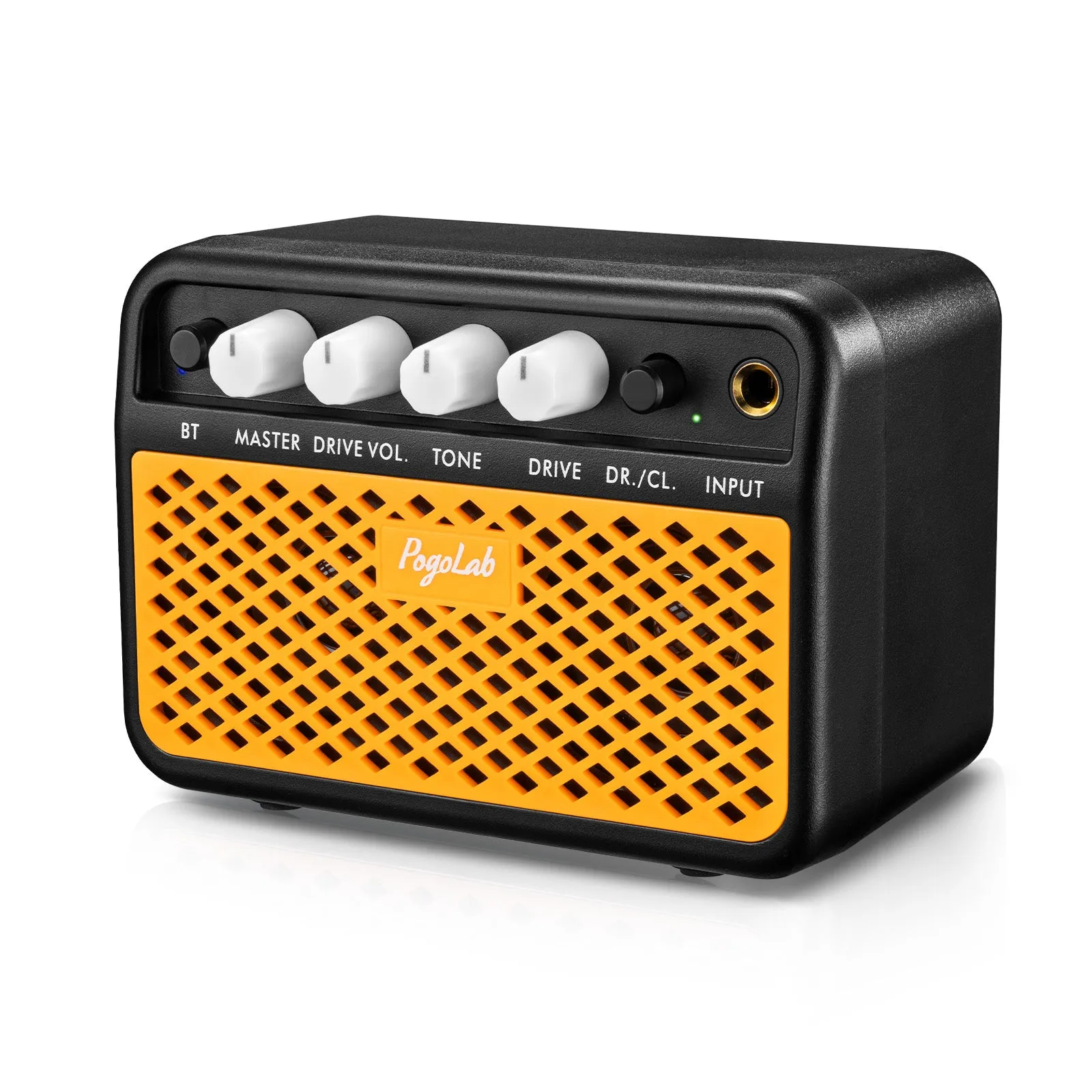 POGOLAB Mini Guitar Amp 5W Clean&Drive Effects 2 Channels Bluetooth w/ Headphone Jack