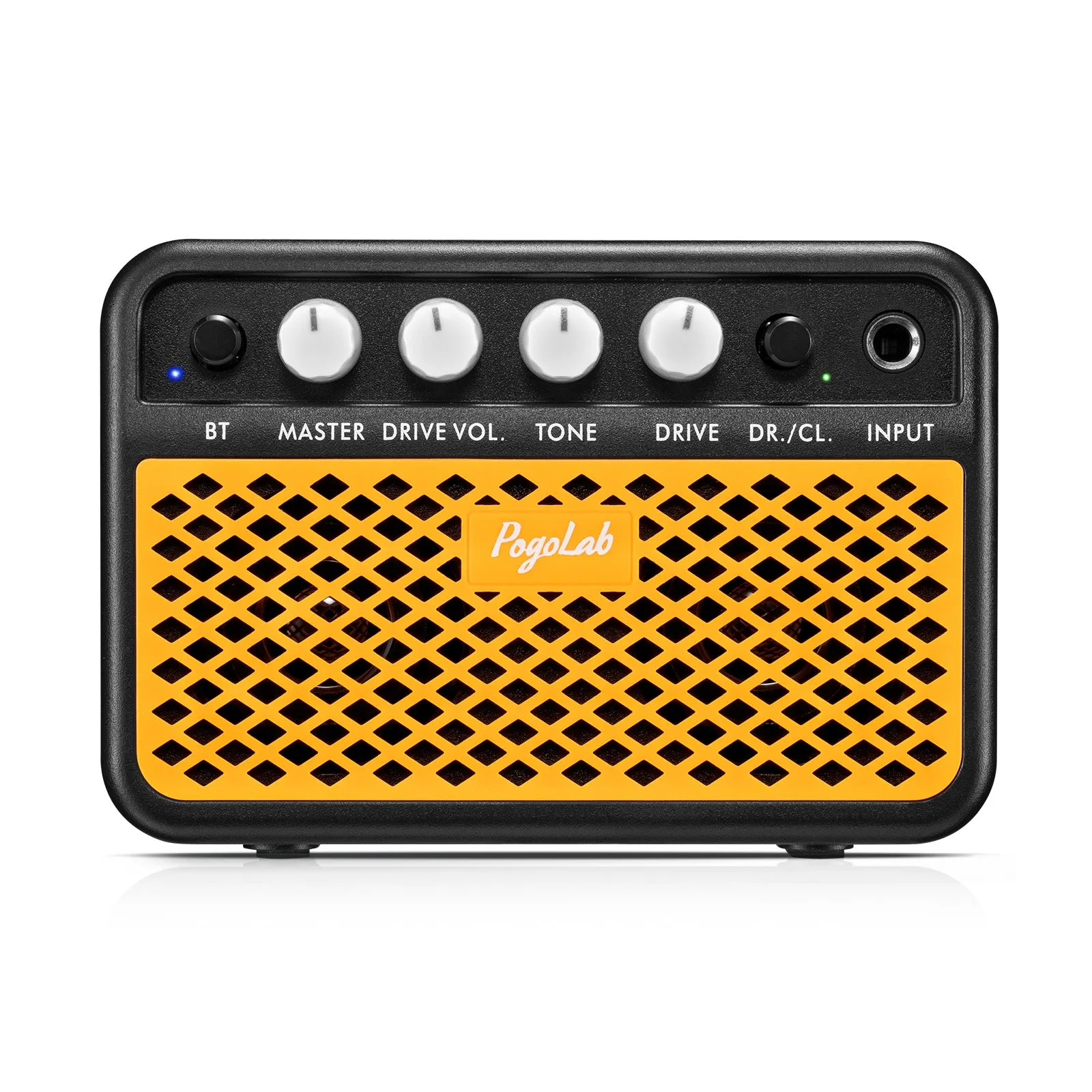 POGOLAB Mini Guitar Amp 5W Clean&Drive Effects 2 Channels Bluetooth w/ Headphone Jack