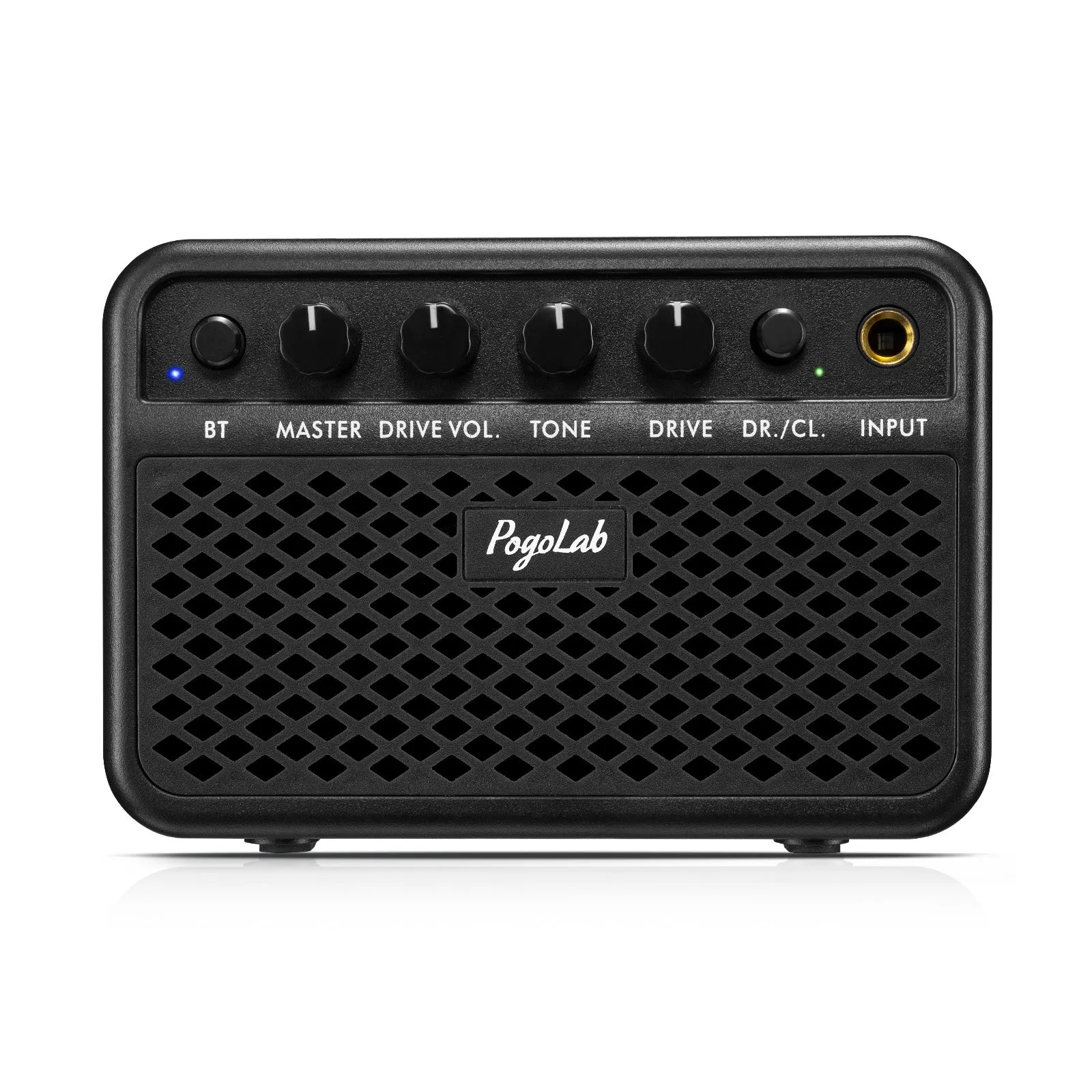 POGOLAB Mini Guitar Amp 5W Clean&Drive Effects 2 Channels Bluetooth w/ Headphone Jack