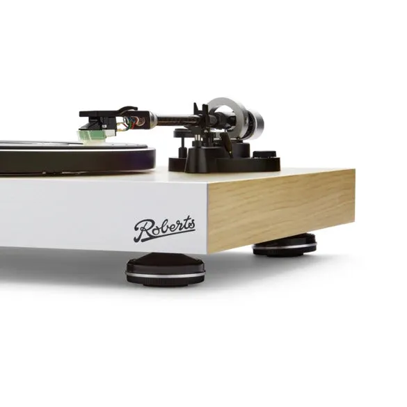 Roberts Stylus Luxe Direct Drive Turntable and Blutune 300 DAB  BT CD USB Sound System Black HiFi Package