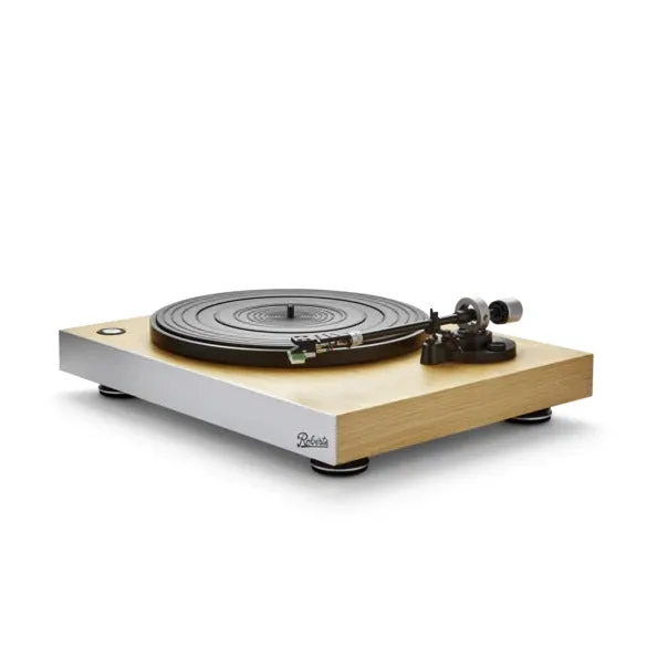 Roberts Stylus Luxe Direct Drive Turntable and Blutune 300 DAB  BT CD USB Sound System Wood HiFi Package