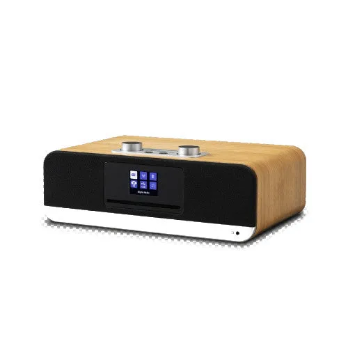 Roberts Stylus Luxe Direct Drive Turntable and Blutune 300 DAB  BT CD USB Sound System Wood HiFi Package