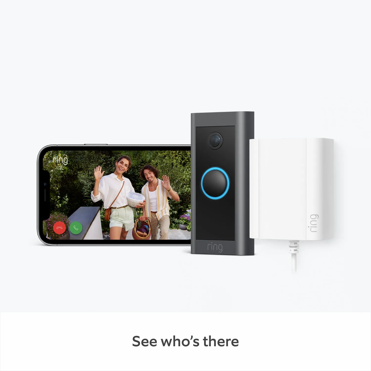 Video Doorbell Wired with Plug-In Adapter