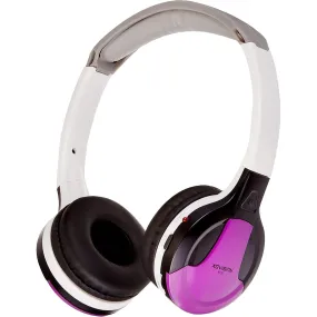 XO Vision IR630PR Universal IR Wireless Foldable Headphones - Bluetooth-Enabled Lightweight (Purple)